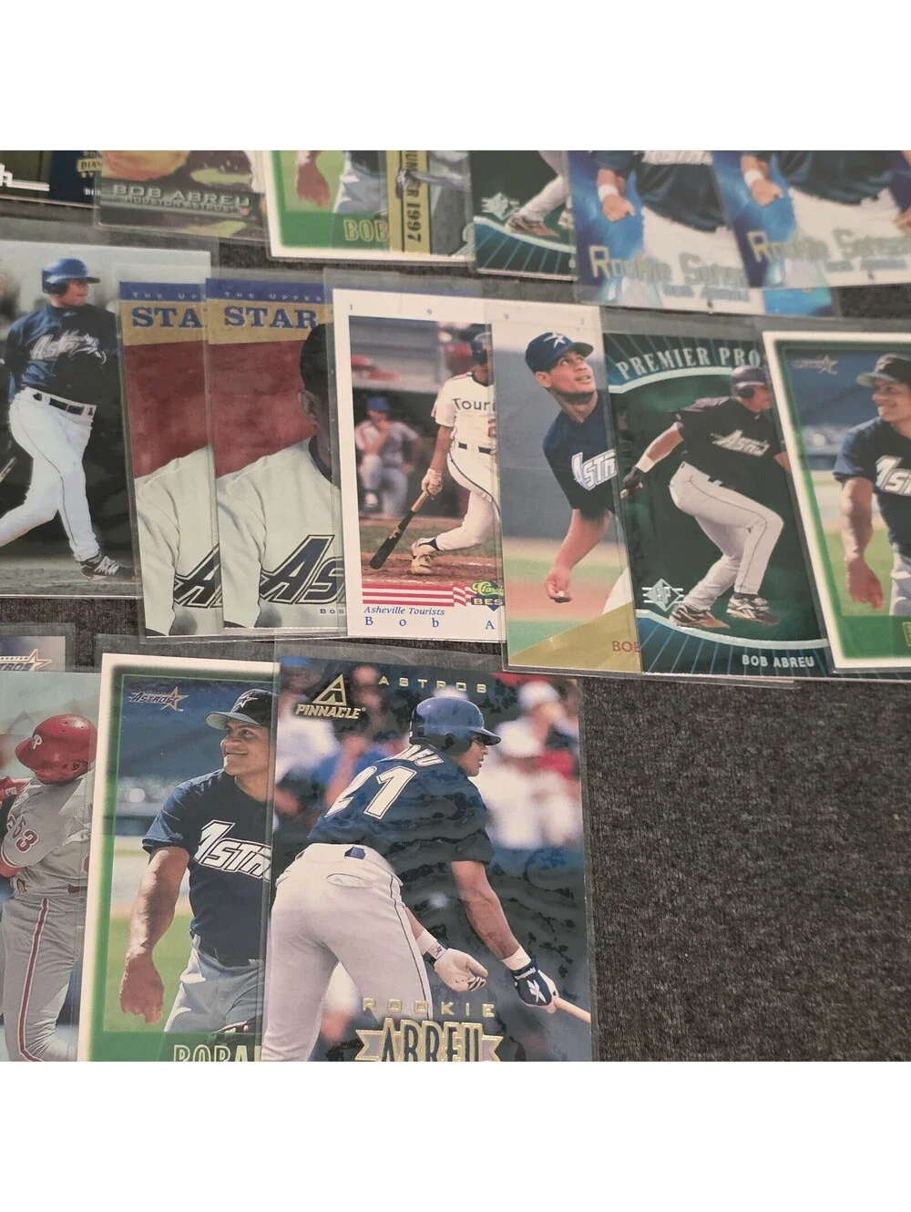 Bobby Bob Abreu Baseball Card Lot - 36 Cards Houston Astros Rookies, 90s